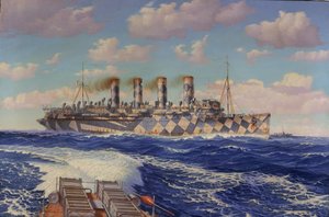 Mauretania in Dazzle Paint